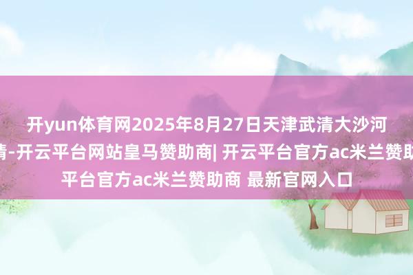 开yun体育网2025年8月27日天津武清大沙河批发市集价钱行情-开云平台网站皇马赞助商| 开云平台官方ac米兰赞助商 最新官网入口